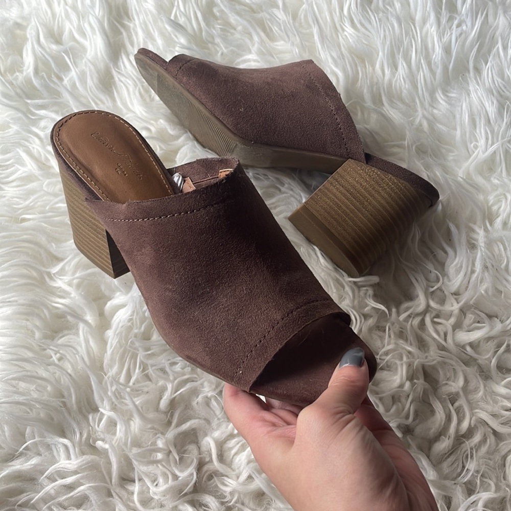Mocha Brown Heeled Sandal